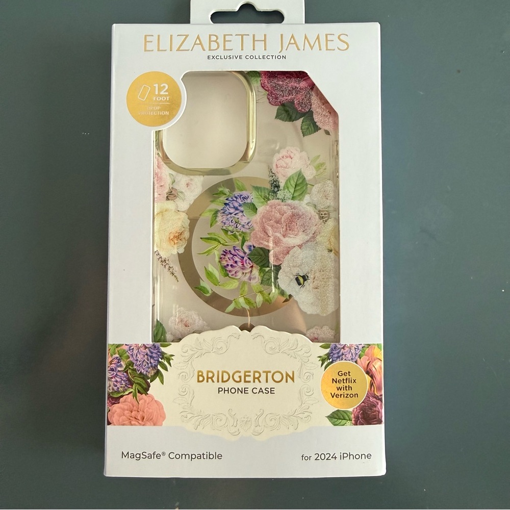 NIP iPhone 16 bidgerton phone case with MagSafe
